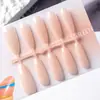 Fábrica de Productos Semi-Terminados para Uñas Portables Uñas Largas Hechas en Fábrica con Gradiente de Rubor Codificado Spray de Esmalte de Uñas Portátil Piezas de Uñas