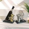 Atacado Balcão Bar Urso Moderno Adega Armário Bar Aparador Decoração Sala de Estar Decoração de Entrada Armazenamento Taças de Vinho