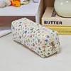 Venda Direta da Fábrica Nova Bolsa de Armazenamento Bolsa de Lápis Resistente a Manchas Estilo Ins Feminino Grande Capacidade Nicho Não Colidente Papelaria Bolsa de Cosméticos
