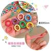 Anillo para pulgar para niños Liga para el cabello de bebé Anillo de toalla de tendón de goma pequeño No daña a las niñas Cuerda para el cabello de alta elasticidad Anillo para el cabello sin costuras