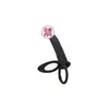 Funda de anillo bimestral para hombre doble restricción bloqueo vibratorio anillo semin tapón anal de cancha trasera antes y después del comercio exterior transfronterizo productos sexuales