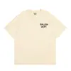 GALLERY DEPT TIDE estampa colorida de letras de desenho animado camiseta de manga curta de alta qualidade casual solta verão masculina e feminina