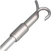 Suministro transfronterizo de aleación de aluminio/fibra de vidrio/acrílico varilla giratoria para cortina, varilla telescópica para persiana veneciana, accesorios para cortina