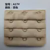 Extensor de Sujetador de Acero Inoxidable de Tres Filas y Tres Ganchos, Broche Extensor de Lencería de Tres Filas y Tres Ganchos, Venta Directa del Fabricante, Incluye Carta de Colores
