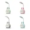Suporte para Canetas Lâmpada de Mesa LED Desenho de Caracol Carregamento USB Proteção Ocular Infantil Luz Noturna Presente Logotipo Lâmpada de Mesa