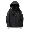 Ropa de Carga para Exteriores para Mujer Forrada de Polar Engrosada Cortavientos Resistente al Frío Forro Polar Tres en Uno Desmontable Ropa de Carga para Hombre