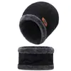 Chapéu Masculino de Inverno Lã Tricotada com Forro de Fleece Espessado Estilo Coreano Fashionável Quente À Prova de Frio Ciclismo Outono e Inverno Chapéu de Algodão Infantil