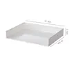 Caixa de Armazenamento de Documentos de Mesa Papelaria Suporte para Livros Papel A4 Mesa Cosméticos Escritório Divisória Prateleira de Caixa de Armazenamento com Classificação Embutida