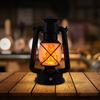 Lâmpada de Cavalo Retro Recarregável Multifuncional LED Lâmpada de Chama Portátil para Barraca de Acampamento Lâmpada de Acampamento ao Ar Livre Lâmpada de Acampamento