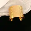 Pulsera de metal con hojas y flores de estilo europeo y americano exagerado, pulsera versátil de moda transfronteriza, joyería de lujo ligero de alta gama