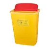 Caixa Quadrada para Instrumentos Afiados Caixa Descartável para Instrumentos Afiados Médicos Barril de Armazenamento de Agulhas Usadas Tampa de Pressão Horizontal Alta Plana Tampa Articulada