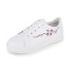 Zapatos blancos mujer 2019 otoño nuevo zapatos planos de plataforma rojo de internet casual antideslizante estudiante bordado zapatos deportivos al por mayor