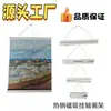 Marco de Pantalla para Pintura al Óleo DIY Colgante Magnético Marco de Fotos de Madera Estilo Minimalista Moderno Montado en la Pared Forma Rectangular