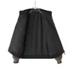 Jaquetas Masculinas Novas para Primavera e Outono, Roupas de Exterior Masculinas, Casuais de Negócios com Gola Alta, Cinza Escuro, Preto, Verde Militar, Cor Café
