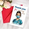 Selección de Colección de Tarjetas de Agradecimiento: Set de Tarjeta de Felicitación con Sobre, Mensaje Escribible, Palabras de Bendición, Tarjeta de Texto Plegable