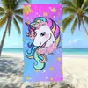 Toalla de Playa de Microfibra Transfronteriza con Logo Personalizado, Absorbente de Agua, Secado Rápido, Toalla de Baño de Terciopelo Doble Cara Estampada, Hecha a Medida para Comercio Exterior