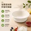 Tigela Descartável de Bagaço Cor Natural Tigela de Polpa Compostável À Prova d'Água À Prova de Óleo Micro-ondas Tigela para Salada para Levar Atacado