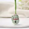 Cadena para Teléfono Móvil Gato de la Suerte Lindo Symphony Colgante Pequeño Gato de la Suerte Pintado Creativo y Cultural Cadena de Teléfono Móvil Lindo Soñador