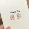Aretes de Flor de Esmalte Rosa, Únicos Pendientes Populares Nuevos 2026 para Mujer, de Alta Gama, Lujo Ligero y Elegantes Accesorios para Orejas