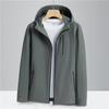2022 primavera y otoño impermeable cortaviento softshell con capucha para hombre y mujer delgado de una sola capa para montañismo al aire libre ropa de asalto 7068