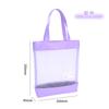 Bailiwen Bolsa de Mão de Gaze de Malha de Nylon Grande Capacidade Estudantes do Ensino Fundamental Prova Bolsa Transparente Bolsa de Escritório