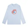 Camiseta Básica de Capa Interior de Moda para Mujer 2025 Nueva Camiseta de Algodón Puro Holgada con Cuello Redondo Manga Larga Chic para Mujer