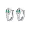AliExpress, Wish, ebay, aretes de serpiente con circonita incrustada de diamantes Aretes Estilo Ins aretes de cruz comercio exterior transfronterizo Mayoreo