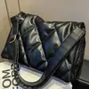 Bolsa de Mano para Mujer de Comercio Exterior Bolsa Tote de Gran Capacidad Bolso de Mano Acolchado Retro para Otoño e Invierno Bolso de Hombro Versátil de Moda