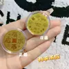 Adesivo de Celular Dourado com Ouro 2mg, Festivo e de Sorte, Atrai Riqueza, Gato da Sorte, Fique Rico, Ímã de Geladeira, Folha de Ouro Coração Chinês