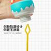 Botella de Burbujas de Helado Linda para Niños de Verano, Antiderrames, Agua para Burbujas de Bebé, Juguetes para Hacer Burbujas al Aire Libre, Venta al por Mayor
