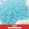 50 Piezas Vidrio Gelatina Color Sólido Imitación Jade Redondo Cuentas Sueltas Pasadores de Pelo Hechos a Mano Pulseras Collares Pendientes Materiales