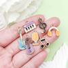 Mezcla 40 Dibujos Animados Europeos y Americanos de Goteo de Aceite Instrumentos Musicales Guitarra Piano Tono Aleación Colgante Pulsera DIY Accesorios de Joyería
