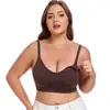 Sutiã de Amamentação Mãos Livres Transfronteiriço com Fecho Frontal para Gestantes, Roupa Íntima para Amamentação Plus Size