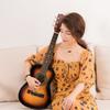 Envío una generación de 30-41 pulgadas guitarra acústica para principiantes estudiantes de guitarra novatos práctica entrada instrumentos musicales