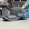 Gorra de Béisbol Bordada con Letras, Lavada y Desgastada, Sombrero de Sol de Moda y Versátil para Mujer, Adecuado para Primavera y Verano