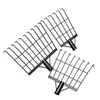Rastrillo de acero al manganeso de alta resistencia para uso doméstico, adecuado para deshierbar en patios, jardines y áreas agrícolas, y para limpiar hojas y césped.