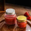 Envío directo tarro de miel a rayas verticales, tarro de conservas sellado a prueba de humedad para cocina y hogar, tarro de gran capacidad para nueces y bocadillos