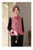 Conjunto Informal de Tres Piezas de Moda Nueva Primavera y Otoño 2026 para Madres de Mediana Edad y Mayores, de 50 Años, Atuendo Versátil que Reduce la Edad
