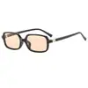 Gafas de Montura Cuadrada Pequeña de Cara Lisa para Celebridad de Internet, Populares en Xiaohongshu y Douyin, Monturas Antirradiación y Antiluz Azul, Unisex