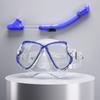Gafas de buceo transfronterizas de Amazon, traje de snorkel, máscara de buceo, espejo protector para los ojos, conjunto completo de snorkel antivaho