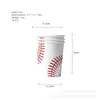 Amazon Béisbol Tema de Béisbol Suministros para Fiestas Decoración de Cumpleaños Platos de Papel Desechables Vasos de Papel Servilletas de Papel Manteles