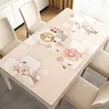 Tapete de Mesa de Vidrio Blando de PVC Impermeable a Prueba de Aceite Resistente al Calor Mantel Sin Lavar Moderno Rectangular Protector de Superficie para Mesa de Café