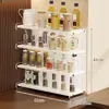 Estante de Cocina de Escritorio Estante de Almacenamiento de Condimentos Hogareño Multicapa Compartimentado Estante para Botellas de Condimentos, Salsa de Soja, Vinagre, Sal