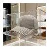Sombrero Cuadros Retro Sencillo para Mujer, Gorra de Béisbol Versátil de Moda para Hombre para Primavera y Otoño, Sombrero Casual para Exteriores con Protección Solar