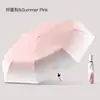 Paraguas Plegable Totalmente Automático de Vinilo con 70% de Descuento Transfronterizo, Alto Valor Estético, Doble Uso para Sol y Lluvia, Paraguas de Apertura y Cierre Automático al por Mayor
