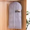 Roupas Dust Cover pendurado Roupas domésticas Cover Pele Mink Leather Cover Down Jaqueta respirável pendurado Roupas Saco de armazenamento