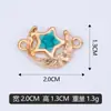 Pulsera Decorativa DIY Estrella de Cinco Puntas Doble Colgante Colorida Esmalte Accesorios Venta Directa de Fábrica Transfronteriza Se Puede Mezclar y Venta al por Mayor
