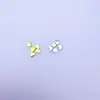 Acessórios de Joias em Aço Inoxidável Eletrodepositado a Vácuo Pingente Cruz Coração Pulseira Colar Brincos DIY Materiais para Brincos