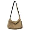 Nova Bolsa de Mão de Lona Lavada Estilo Coreano Bolsa de Ombro Feminina Tendência de Rua Bolsa Tote Bolsa de Mão Bolsa Transversal