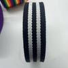En Stock Cinta Tejida de Poliéster-Algodón Arcoíris de Siete Colores con Ribete Tejido Intercolor en Espiga de Sarga Accesorios de Tela al por Mayor